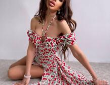 Сукня- міді з принтом Сукня- міді з принтом | PUSHKA SHOP