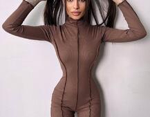 Трикотажний комбінезон у стилі «Печворк» | PUSHKA SHOP