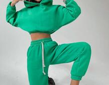 Тёплый базовый костюм на флисе с объемными капюшоном Тёплый базовый костюм на флисе с объемными капюшоном | PUSHKA SHOP