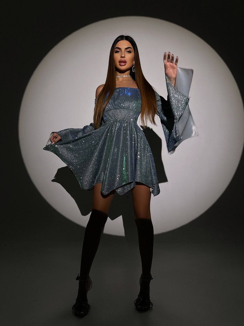 Сяючий комплект: сукня + корсет   | PUSHKA SHOP