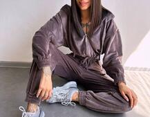 Велюровий комбінезон   | PUSHKA SHOP