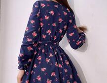 Сукня в квітковий принт з воланами | PUSHKA SHOP