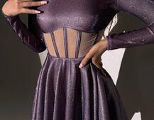 Блискуча корсетна сукня з пишною спідницею | PUSHKA SHOP