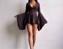 Ромпер з розкльошеними рукавами  | PUSHKA SHOP