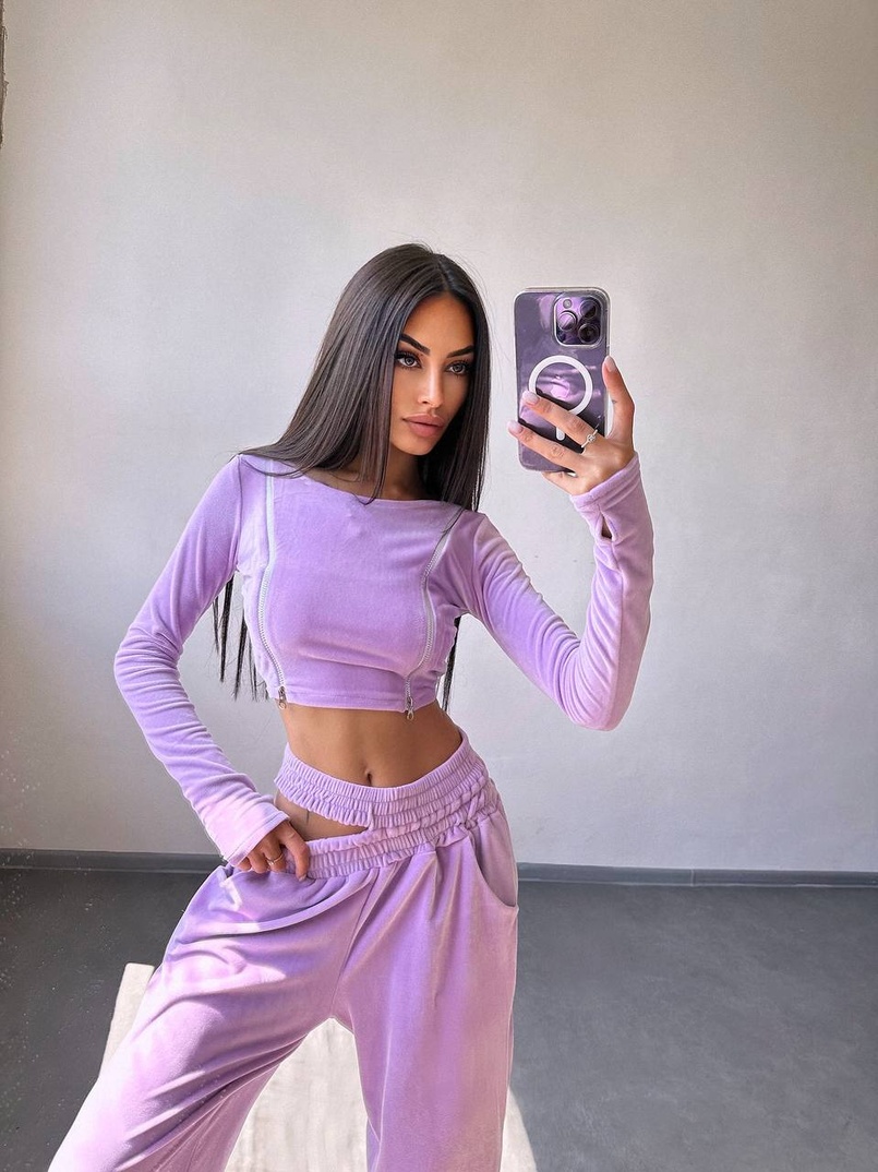 Велюровий комплект  | PUSHKA SHOP