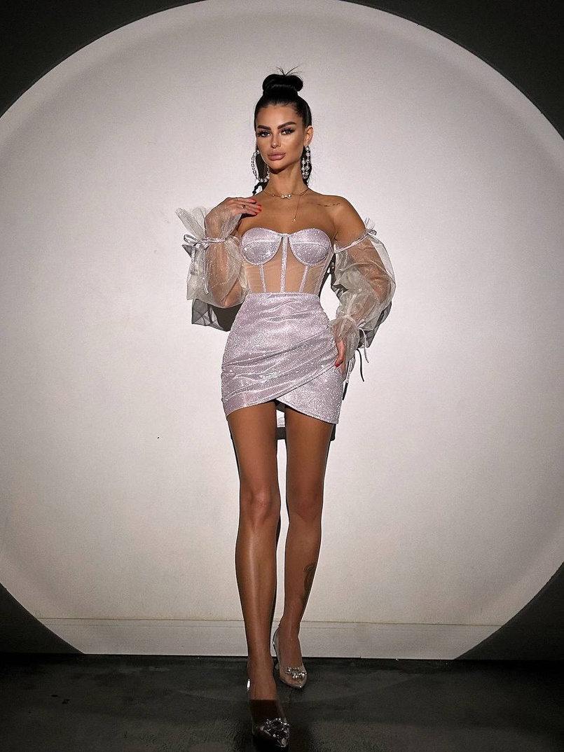 Сяючий комплект: корсет + спідниця  | PUSHKA SHOP