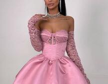 Комплект: мереживний корсет бюстьє + корсетна спідниця | PUSHKA SHOP