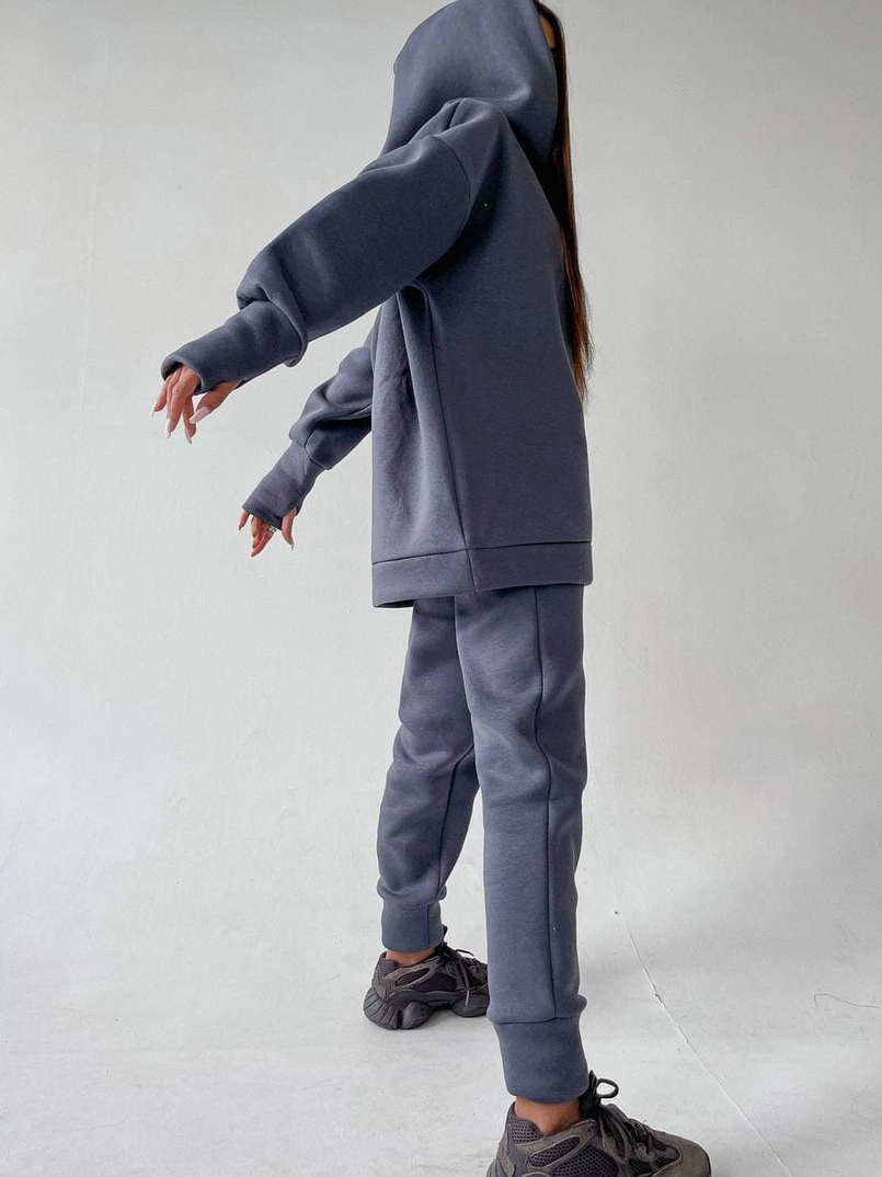 Тёплый комплект: худи + спортивные штаны Тёплый комплект: худи + спортивные штаны | PUSHKA SHOP