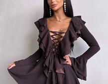 Сукня з з воланами на ґудзиках Сукня з з воланами на ґудзиках | PUSHKA SHOP