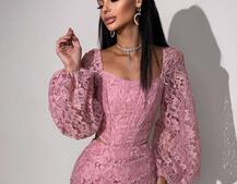 Мереживний комплект: корсет + спідниця міні | PUSHKA SHOP