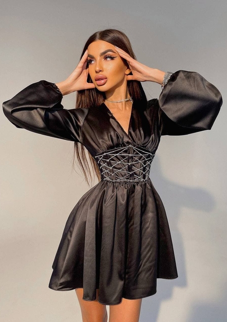 Корсетное платье с пышной юбкой   | PUSHKA SHOP