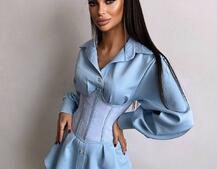 Приталена сорочка + корсет Приталена сорочка + корсет | PUSHKA SHOP