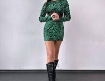 Приталена сукня-міні з корсетною вставкою на талії | PUSHKA SHOP