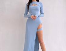 Облягаюча сукня міді цікавого крою Облягаюча сукня міді цікавого крою | PUSHKA SHOP