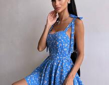 Корсетна сукня з подвійною спідницею  | PUSHKA SHOP