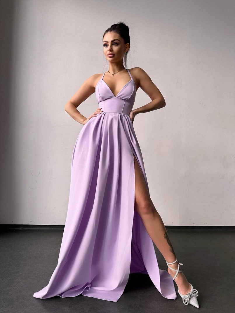 Сукня максі  з корсетним верхом і чашечками  | PUSHKA SHOP