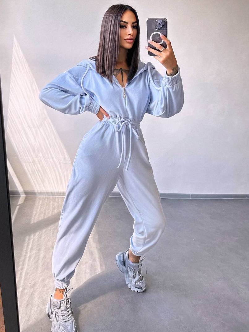 Велюровий комбінезон   Велюровий комбінезон   | PUSHKA SHOP