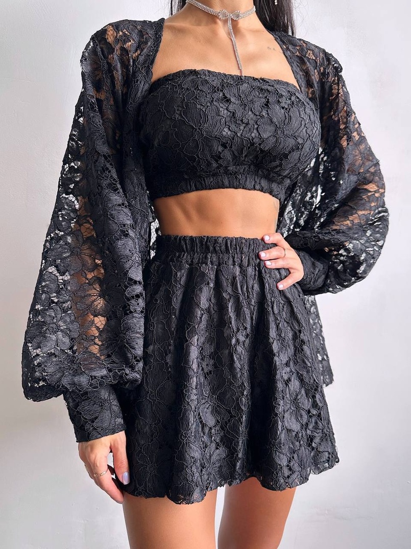 Мереживний комплект трійка  | PUSHKA SHOP