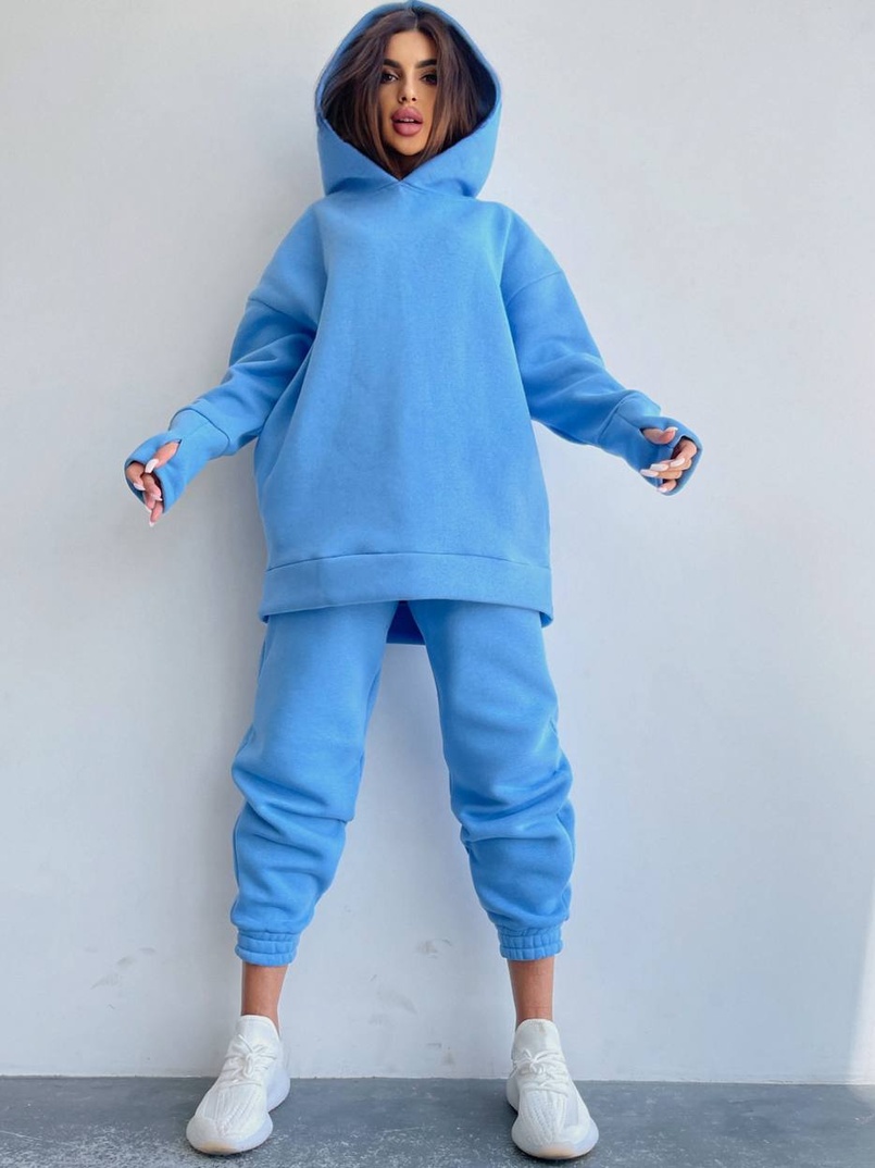 Тёплый комплект: худи + спортивные штаны  | PUSHKA SHOP