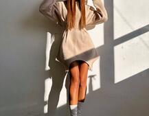 Тепле приталене худі з капюшоном на флісі + корсет на шнурівці Можна носити з корсетом та без | PUSHKA SHOP