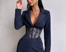 Комплект: сукня піджак + корсет Комплект: сукня піджак + корсет | PUSHKA SHOP