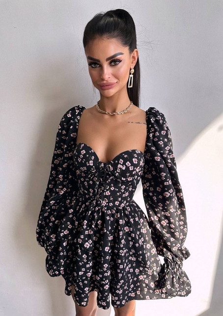 Корсетна сукня -бюстьє з пишною спідницею  | PUSHKA SHOP