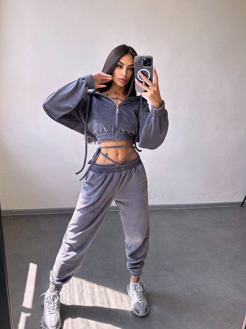 Велюровий комплект  | PUSHKA SHOP