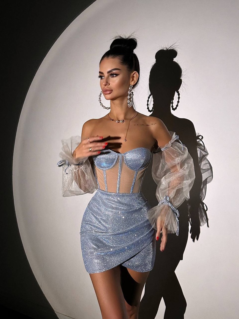 Сяючий комплект: корсет + спідниця  | PUSHKA SHOP