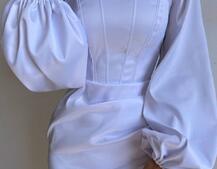 Атласний  комплект: корсет + спідниця з драпіруванням | PUSHKA SHOP