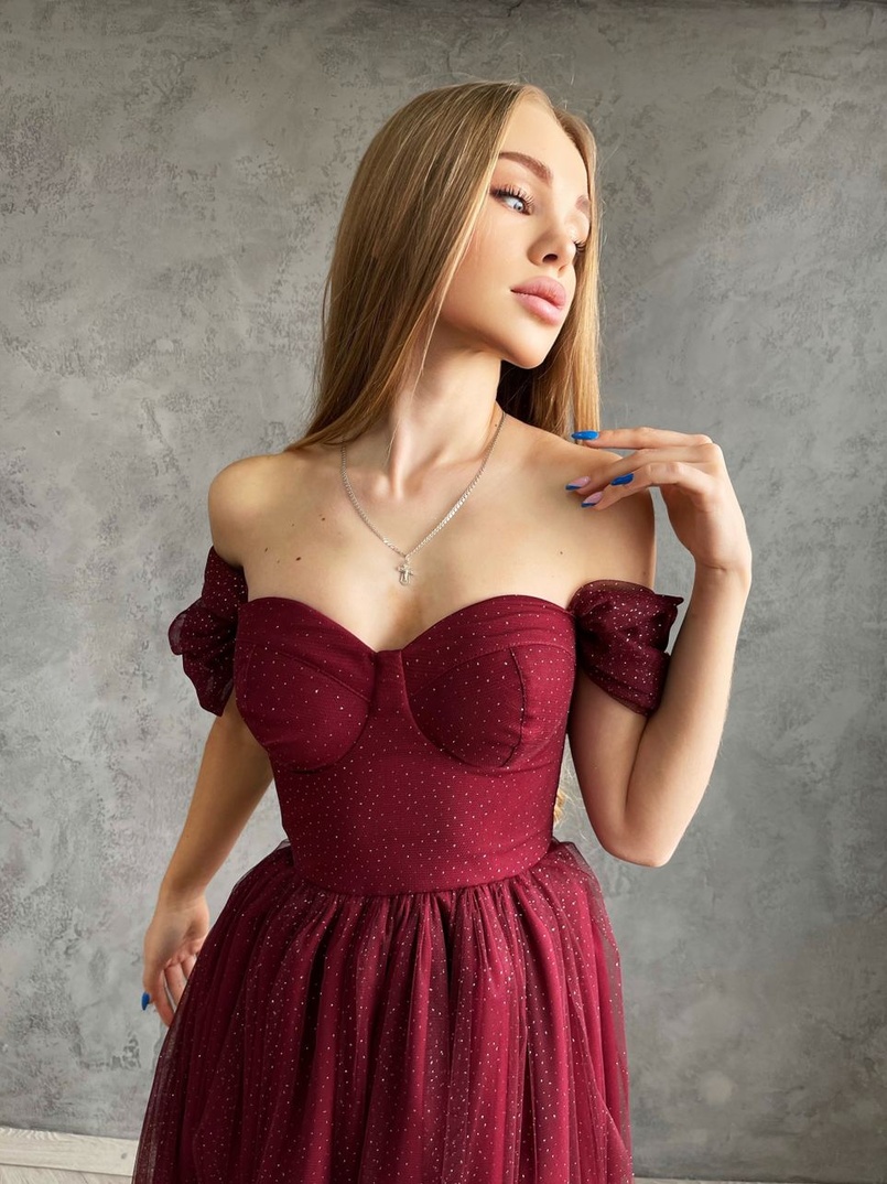 Платье-бюстье с пышной юбкой  | PUSHKA SHOP