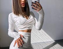 Оксамитовий комплект, декорований бахромою зі страз | PUSHKA SHOP