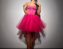 Комплект: корсет, декорований стразами  +  пишна фатинова спідниця Комплект: корсет, декорований стразами  +  пишна фатинова спідниця | PUSHKA SHOP