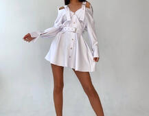 Платье-рубашка на плечиках | PUSHKA SHOP