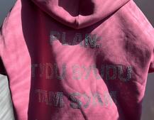 Трендове худі over size із сяючими стразами  Трендове худі over size із сяючими стразами  | PUSHKA SHOP