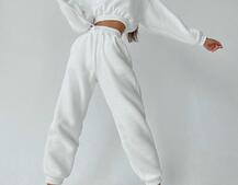 Тёплый базовый костюм на флисе с объемными капюшоном Тёплый базовый костюм на флисе с объемными капюшоном | PUSHKA SHOP