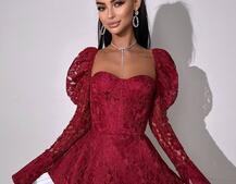 Мереживна сукня з чашечками  | PUSHKA SHOP