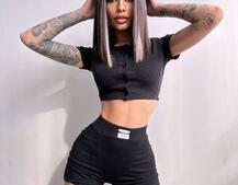 Комплект: топ на ґудзиках + велосипедки | PUSHKA SHOP