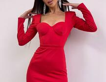 Сукня із чашечками з ефектом push up | PUSHKA SHOP