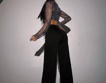 Комплект: сяючий топ + штани | PUSHKA SHOP