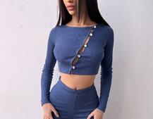 Комплект : штани кльош і топ на ґудзиках Комплект : штани кльош і топ на ґудзиках | PUSHKA SHOP