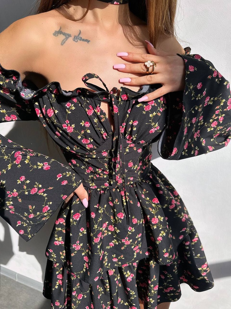 Сукня з чокером Сукня з чокером | PUSHKA SHOP