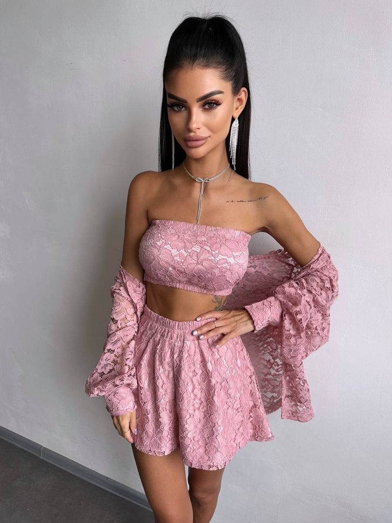 Мереживний комплект трійка  | PUSHKA SHOP