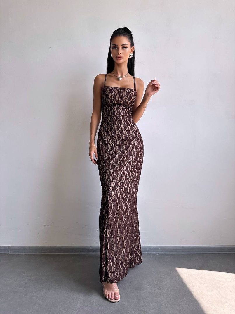 Мереживна сукня максі   | PUSHKA SHOP