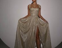 ✨Блискуча сукня максі з чашечками ✨ ✨Блискуча сукня максі з чашечками ✨ | PUSHKA SHOP