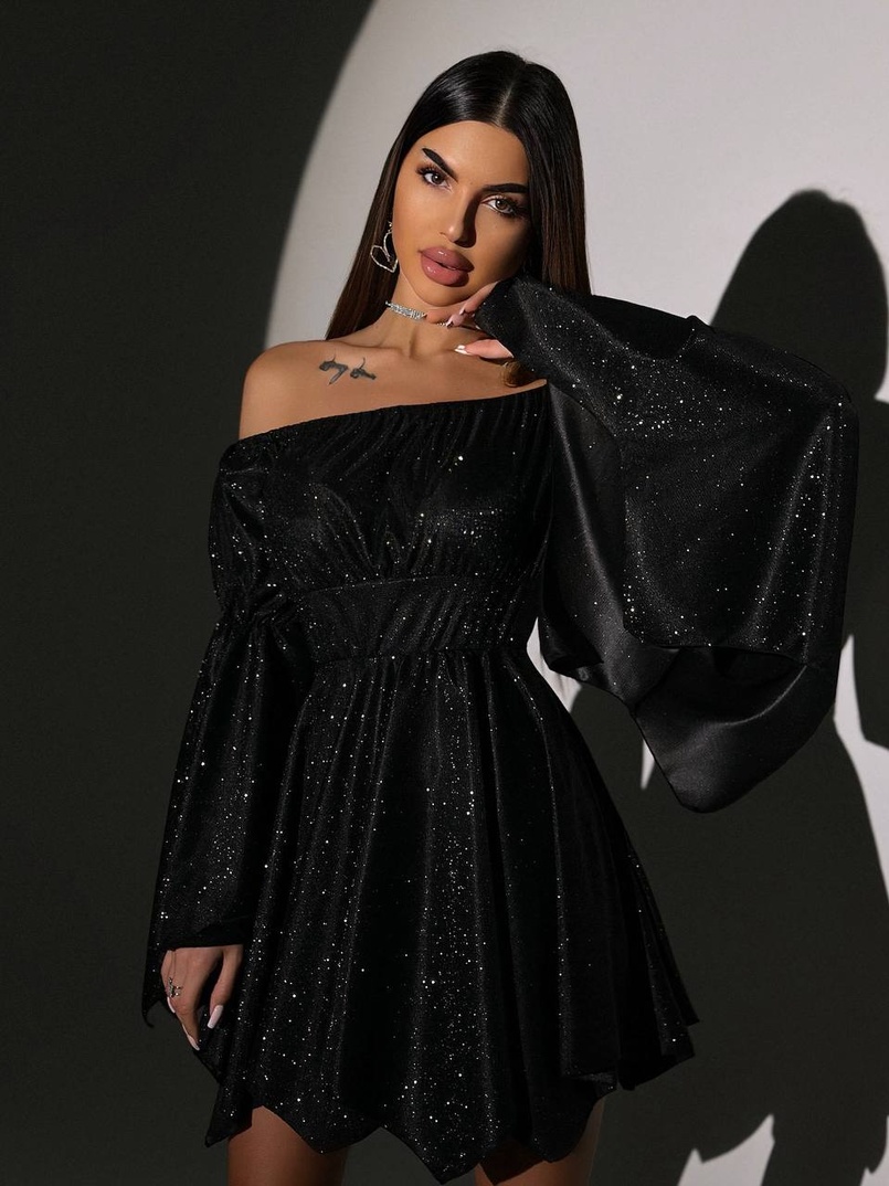 Сяючий комплект: сукня + корсет Сяючий комплект: сукня + корсет | PUSHKA SHOP