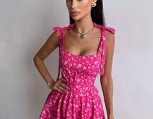 Корсетна сукня з подвійною спідницею  | PUSHKA SHOP