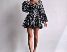 Корсетна сукня з подвійною спідницею  | PUSHKA SHOP