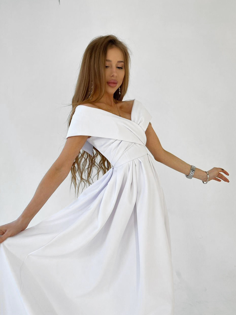 Платье-макси с разрезом Платье-макси с разрезом | PUSHKA SHOP