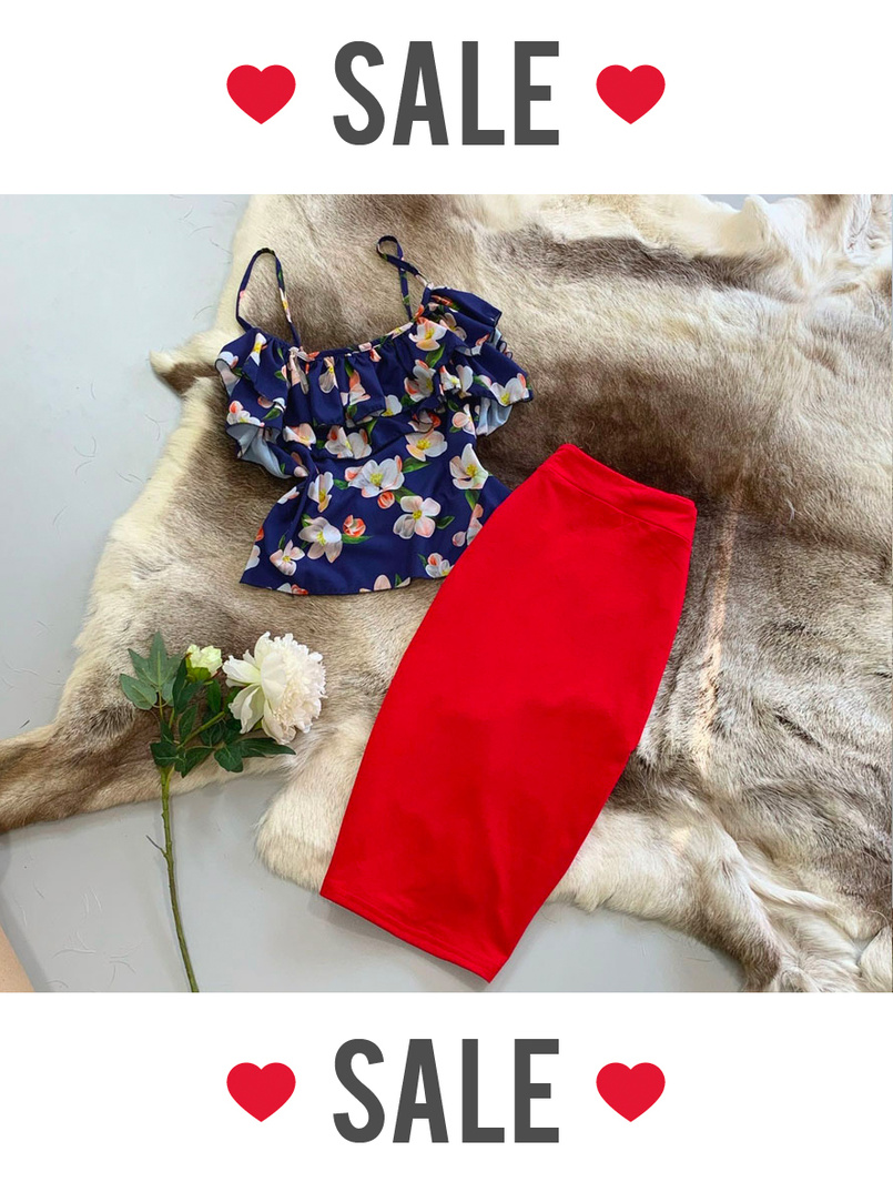 Цветочная топ-майка Цветочная топ-майка | PUSHKA SHOP