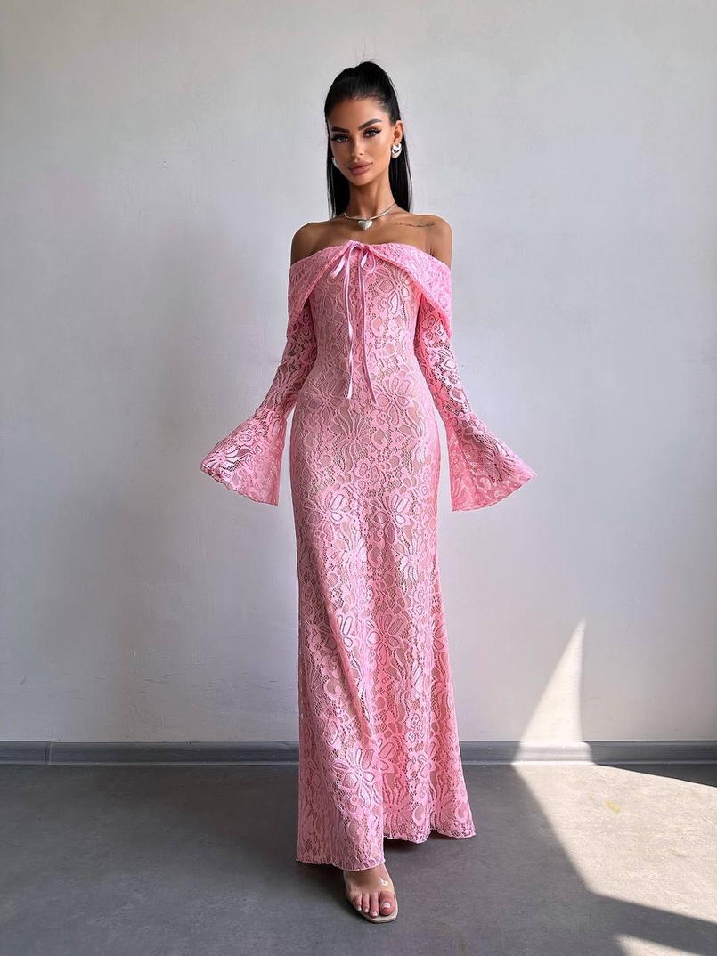 Мереживна сукня максі   Мереживна сукня максі   | PUSHKA SHOP